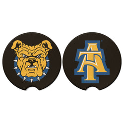 Aggie Car Coasters- Black
